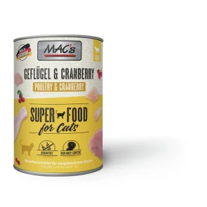 Sparpaket 6 x 400 g Mac's Geflügel & Cranberry Adult Katzen Nassfutter Must-Have